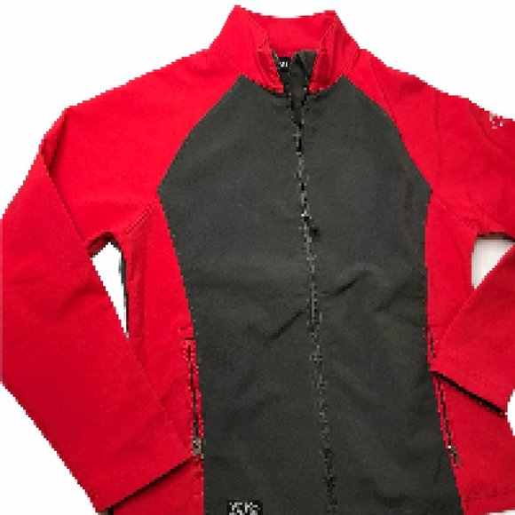 DRI-DUCK Jacket, Full Zip. Red / Gray Adult M - Picture 9 of 12
